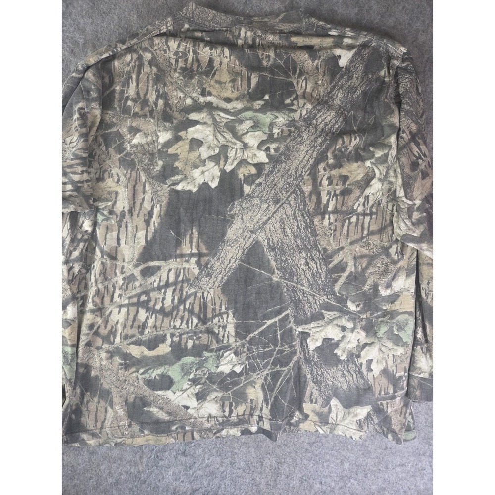 Mossy Oak Shirt Mens Large Breakup Camo Pocket T Long Sleeve 3XL - Picture 6 of 8